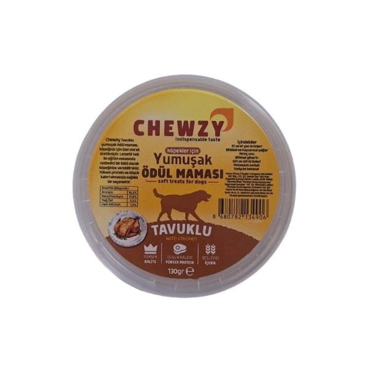 Chewzy Tavuklu Yumuşak Köpek Ödül Maması 130 Gr Chewzy Tavuklu Yumuşak Köpek Ödül Maması 130 Gr