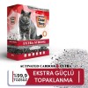 Clean Step Extra Strong Aktif Karbonlu İnce Taneli Topaklanan Bentonit Kedi Kumu 10 Lt