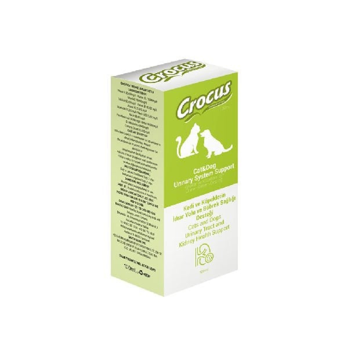 Crocus İdrar Yolu ve Böbrek Sağlığı için Kedi ve Köpek Sıvı Üriner Sistem Desteği 100 Ml Crocus İdrar Yolu ve Böbrek Sağlığı için Kedi ve Köpek Sıvı Üriner Sistem Desteği 100 Ml