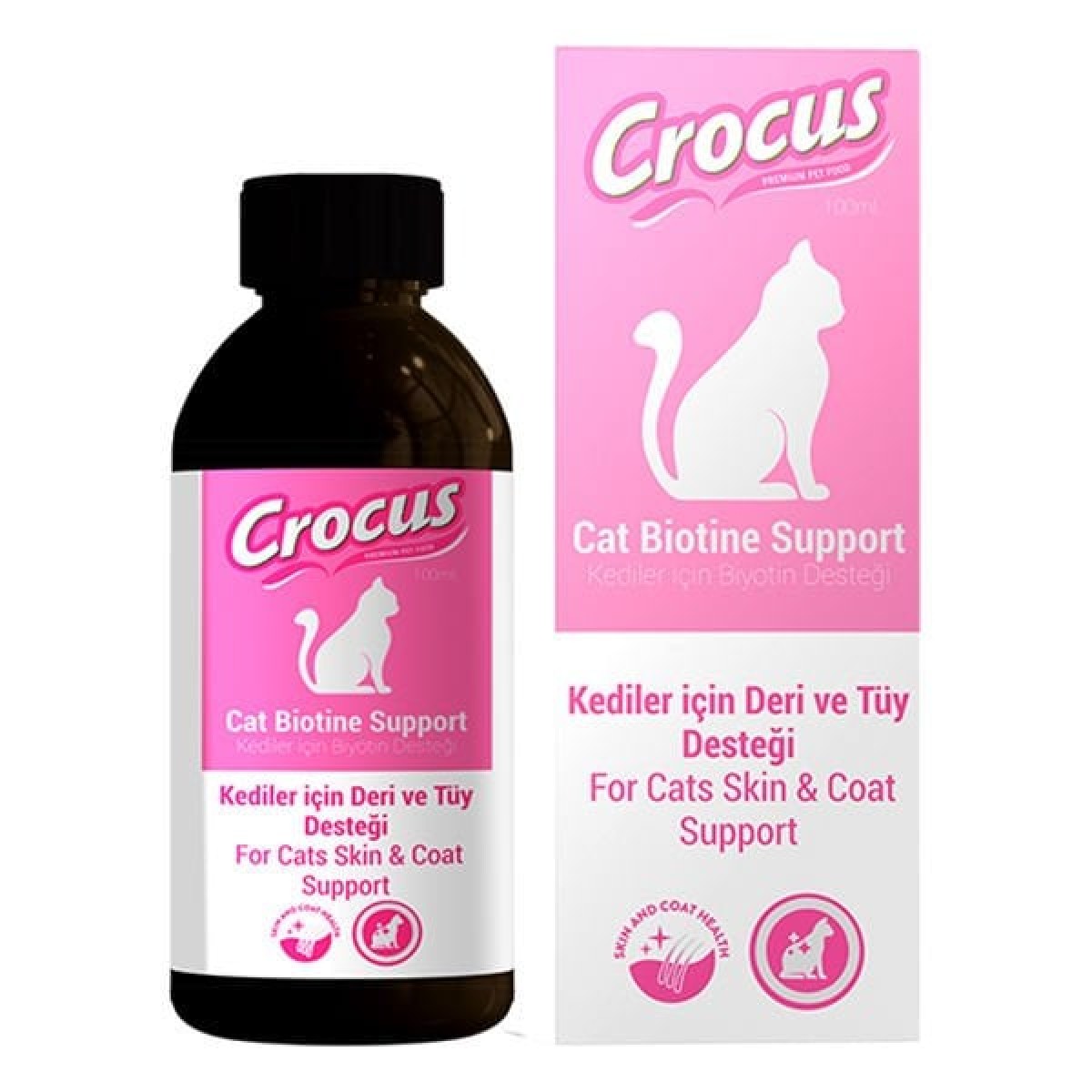 Crocus Kedi Deri ve Tüy Sağlığı Destekleyici Damla 100 Ml Crocus Kedi Deri ve Tüy Sağlığı Destekleyici Damla 100 Ml