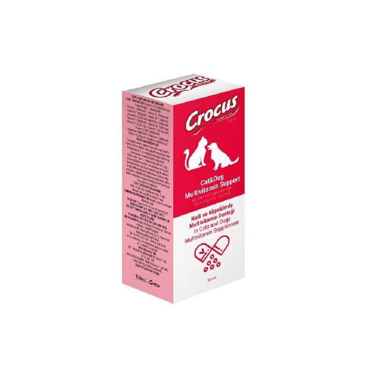 Crocus Kedi ve Köpek Sıvı Multivitamin Destek 100 Ml Crocus Kedi ve Köpek Sıvı Multivitamin Destek 100 Ml