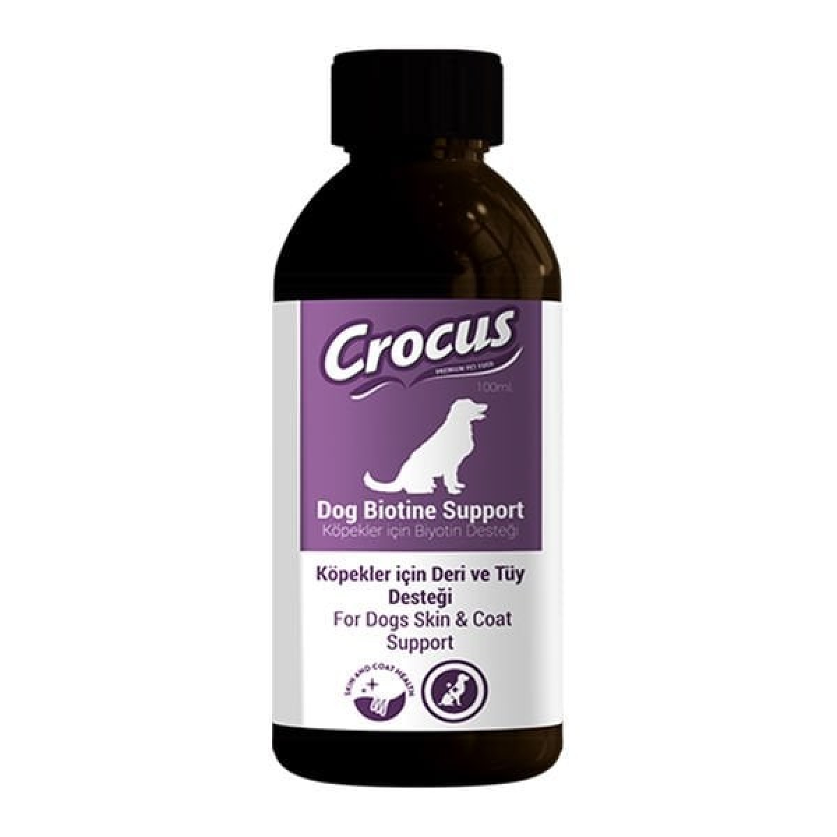 Crocus Köpek Deri ve Tüy Sağlığı Destekleyici Damla 100 Ml Crocus Köpek Deri ve Tüy Sağlığı Destekleyici Damla 100 Ml