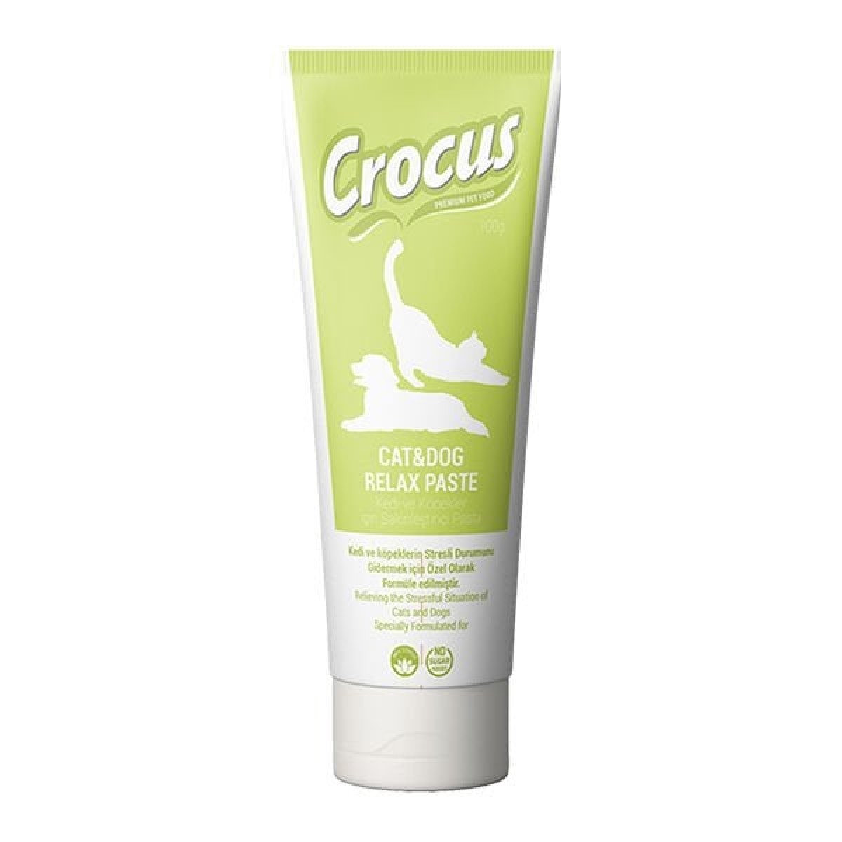 Crocus Relax Kedi ve Köpek Sakinleştirici Macunu 100 Gr Crocus Relax Kedi ve Köpek Sakinleştirici Macunu 100 Gr