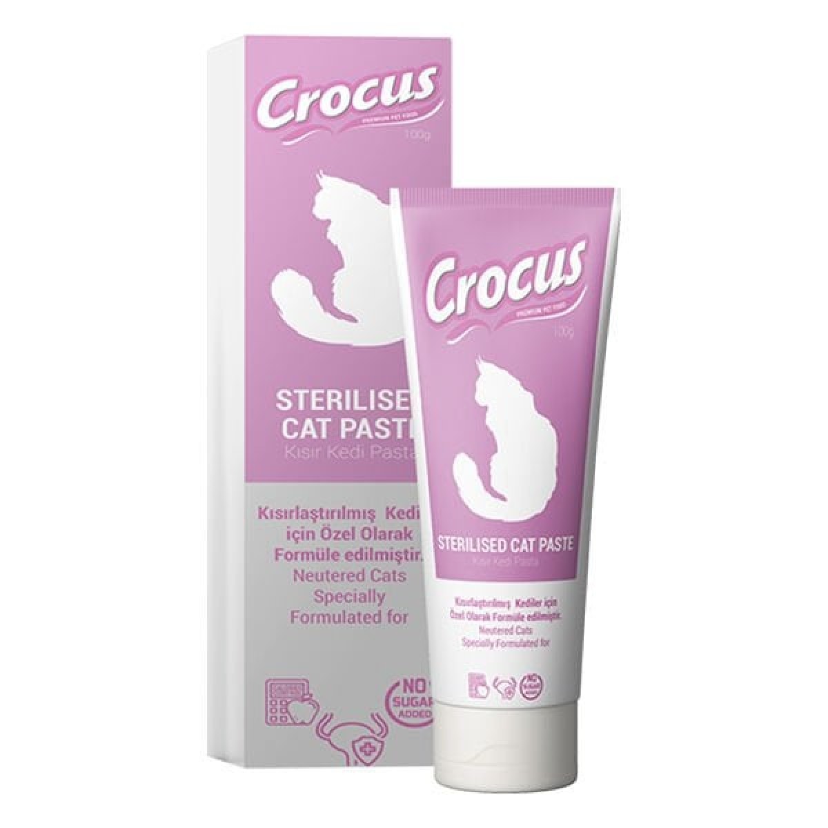 Crocus Sterilised Kısırlaştırılmış Kedi Malt Macunu 100 Gr Crocus Sterilised Kısırlaştırılmış Kedi Malt Macunu 100 Gr