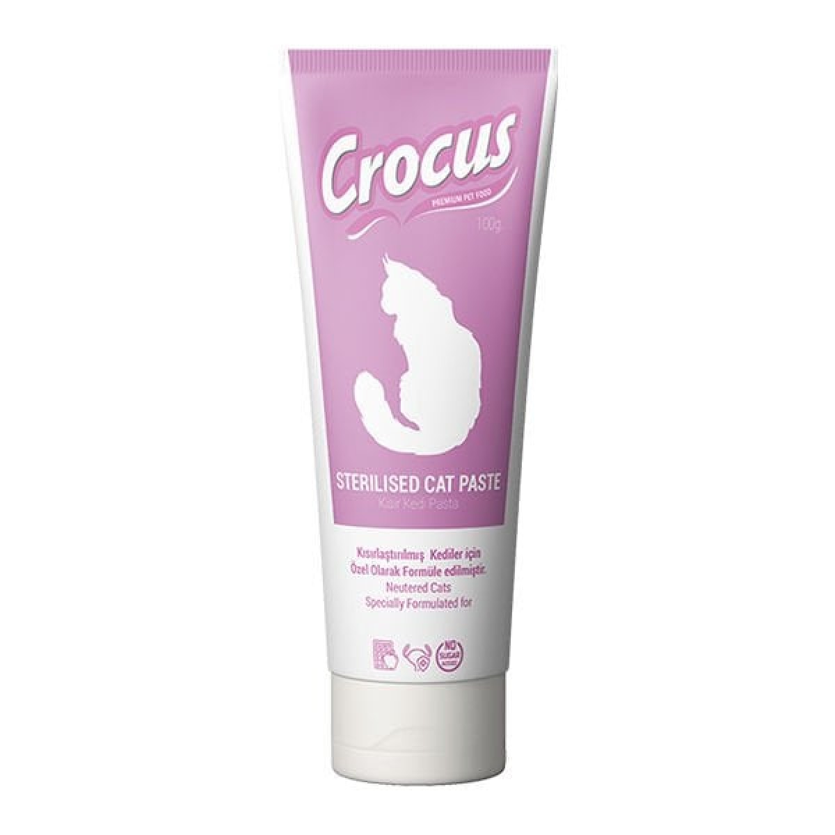 Crocus Sterilised Kısırlaştırılmış Kedi Malt Macunu 100 Gr Crocus Sterilised Kısırlaştırılmış Kedi Malt Macunu 100 Gr
