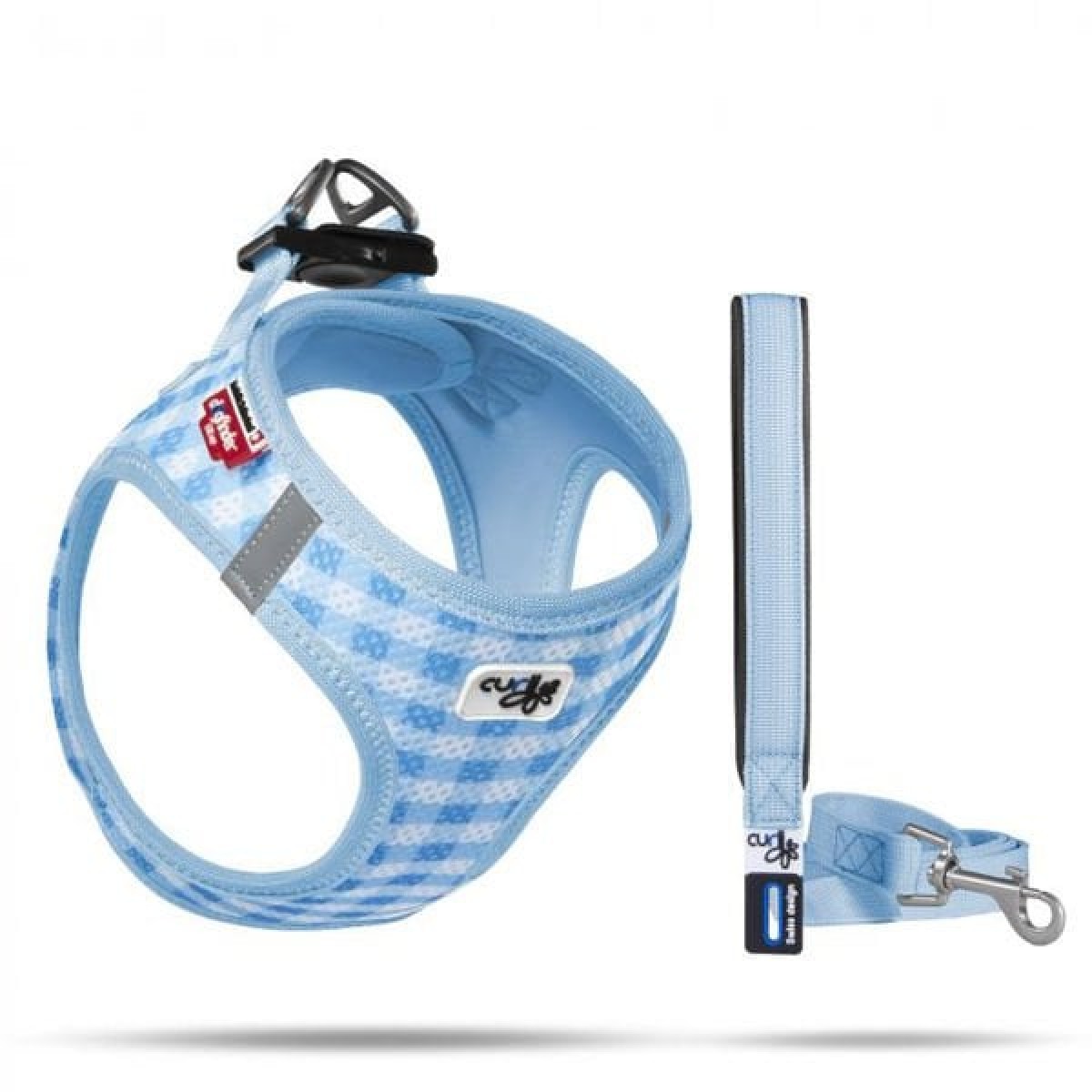 Curli Vest Air-Mesh Köpek Göğüs Tasması Mavi Ekose Xxsmall 30-35 Cm Curli Vest Air-Mesh Köpek Göğüs Tasması Mavi Ekose Xxsmall 30-35 Cm