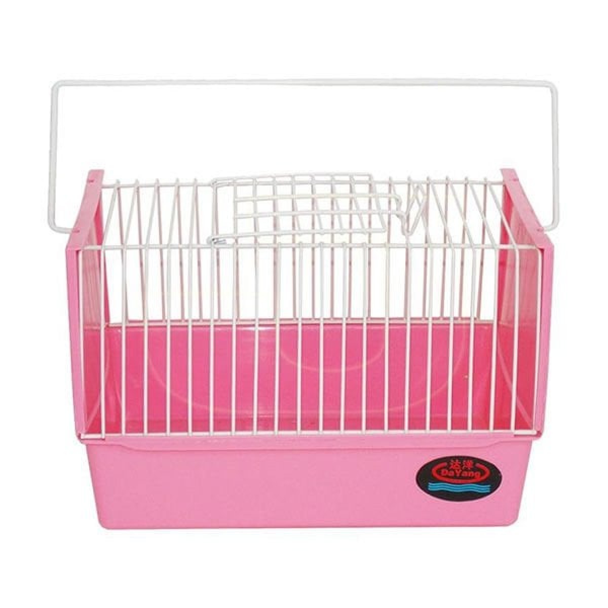 Dayang Hamster ve Kemirgen Taşıma Kafesi Beyaz/Pembe 21.5x15.5x14.5 Cm Dayang Hamster ve Kemirgen Taşıma Kafesi Beyaz/Pembe 21.5x15.5x14.5 Cm