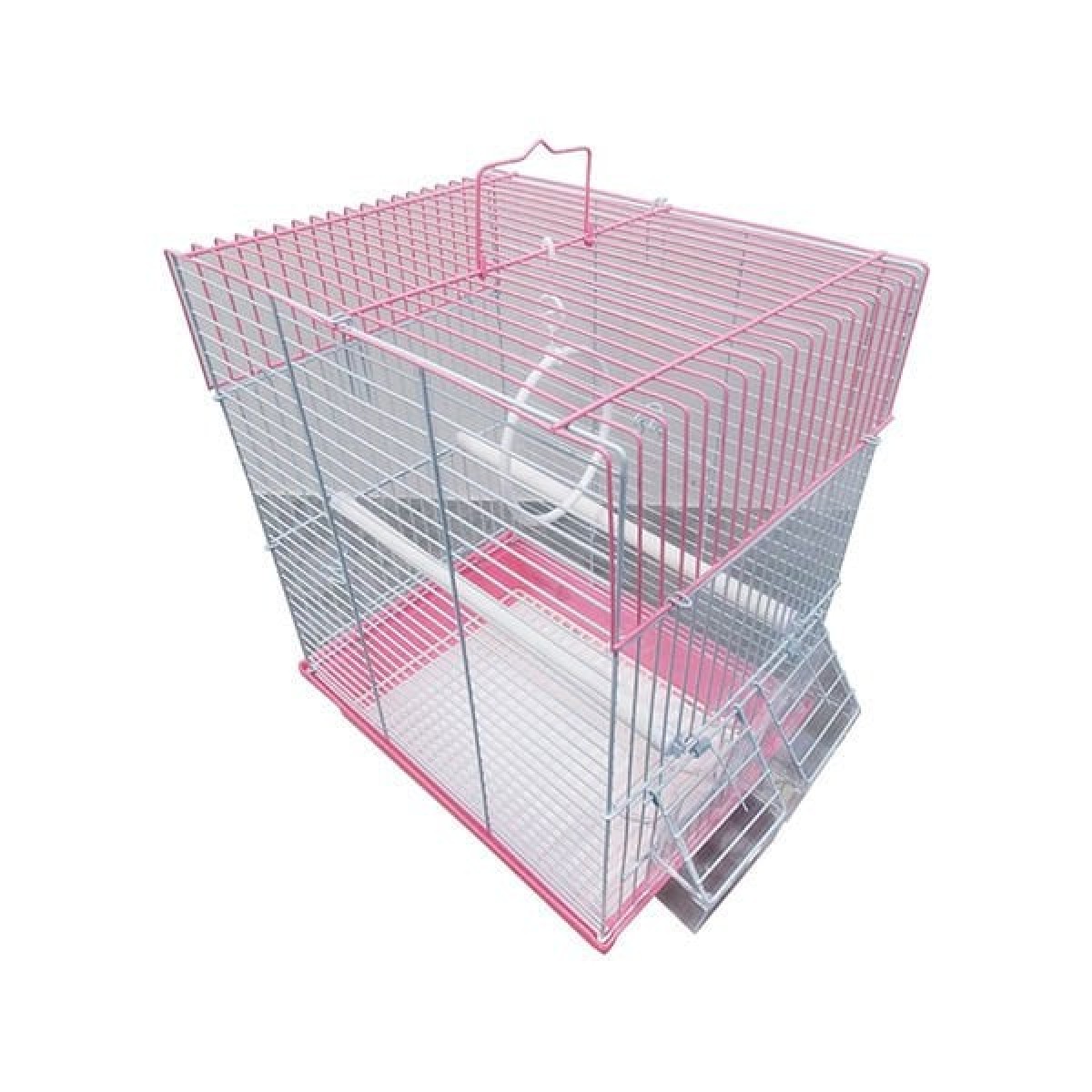 Dayang İki Kapılı Düz Muhabbet Kuşu Kafesi Pembe 28.5x38x39 Cm Dayang İki Kapılı Düz Muhabbet Kuşu Kafesi Pembe 28.5x38x39 Cm