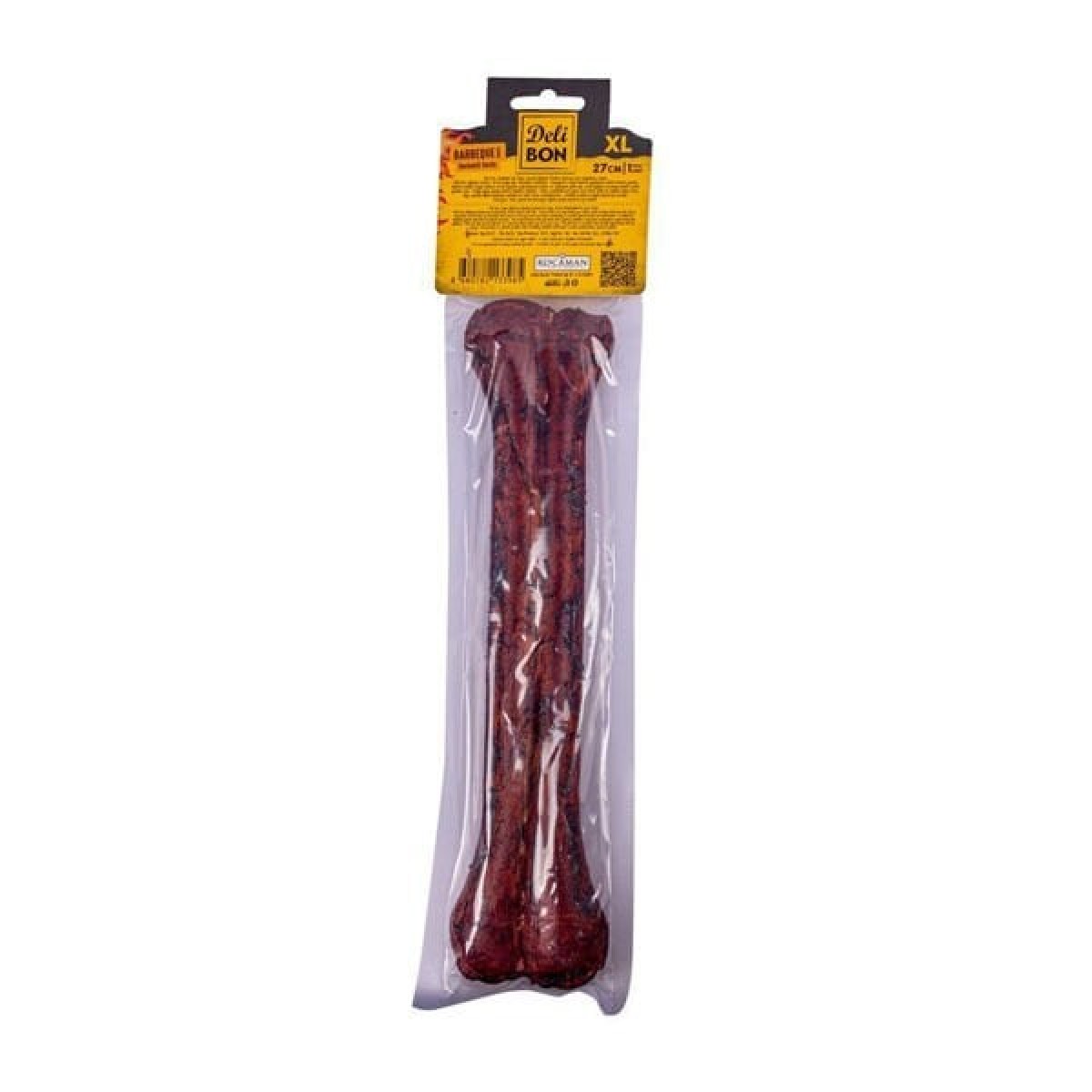 Delibon Deri Pres Barbekü Aromalı Kemik Köpek Ödülü 27 Cm 1 Adet Delibon Deri Pres Barbekü Aromalı Kemik Köpek Ödülü 27 Cm 1 Adet