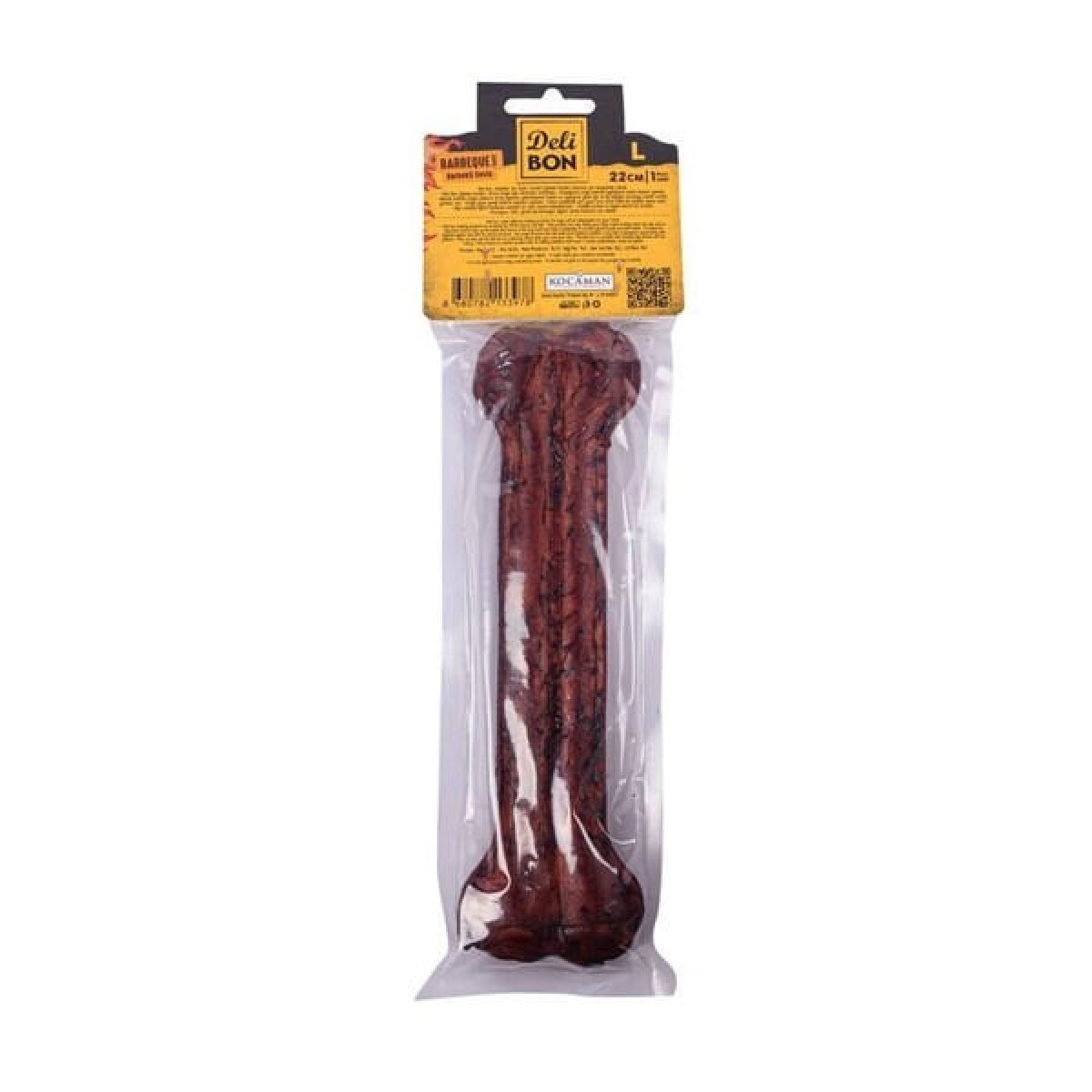 Delibon Deri Pres Barbekü Aromalı Kemik Köpek Ödülü Medium 22 Cm 1 Adet Delibon Deri Pres Barbekü Aromalı Kemik Köpek Ödülü Medium 22 Cm 1 Adet