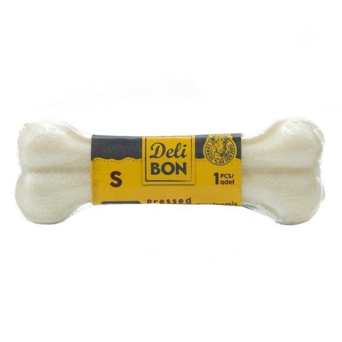 Delibon Deri Pres Vakumlu Kemik Köpek Ödülü Beyaz 12 Cm 1 Adet Delibon Deri Pres Vakumlu Kemik Köpek Ödülü Beyaz 12 Cm 1 Adet