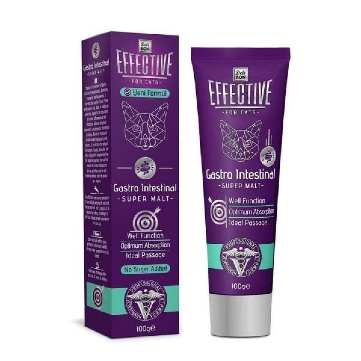 Delibon Effective Gastro Sindirim Sağlığı Destekleyici Kedi Malt Macunu 100 Gr Delibon Effective Gastro Sindirim Sağlığı Destekleyici Kedi Malt Macunu 100 Gr