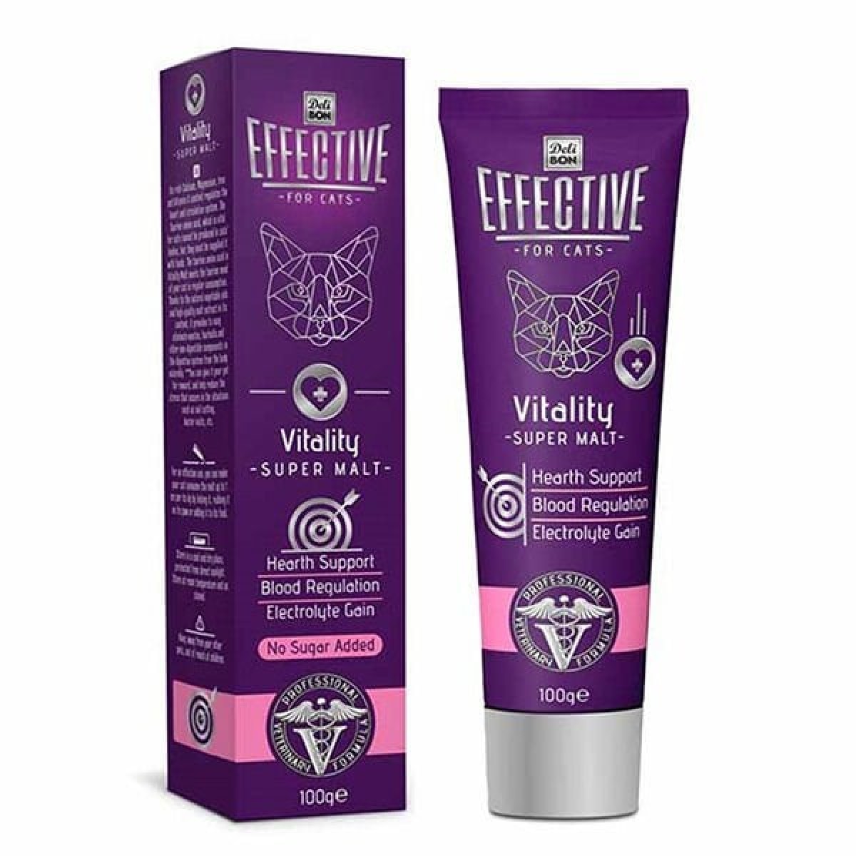 Delibon Effective Vitality Malt Katkılı Kalp Sağlığı Kedi Macunu 100 Gr Delibon Effective Vitality Malt Katkılı Kalp Sağlığı Kedi Macunu 100 Gr
