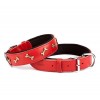 Doggie Comfort Deri Kemik Süslü Köpek Boyun Tasması Medium Kırmızı 3x42-50 Cm Doggie Comfort Deri Kemik Süslü Köpek Boyun Tasması Medium Kırmızı 3x42-50 Cm