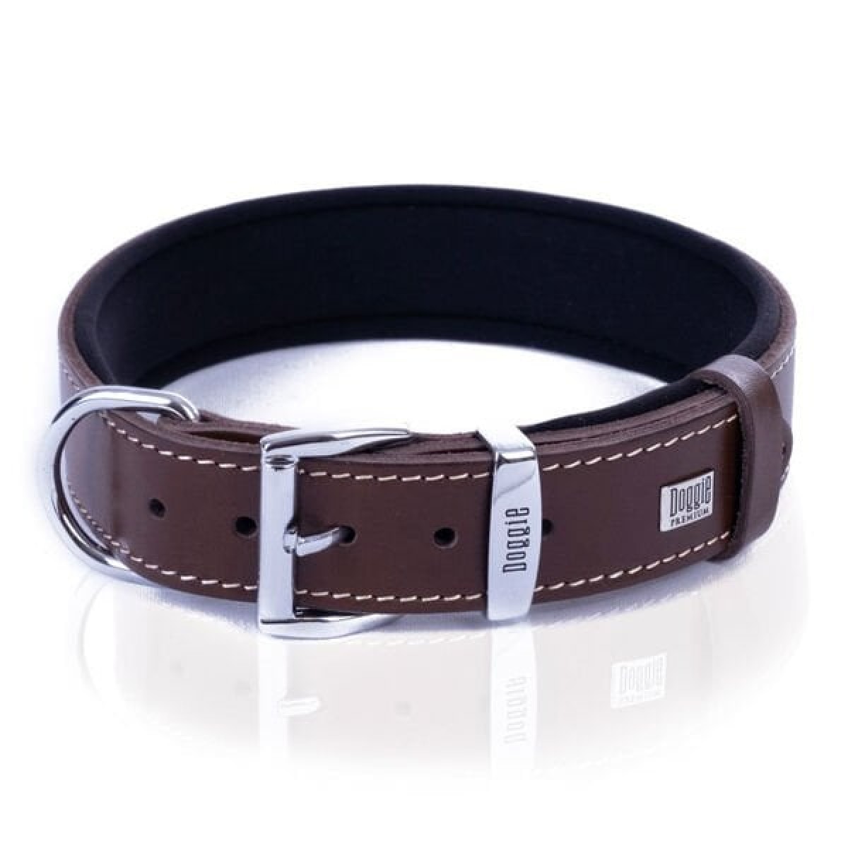 Doggie Comfort Deri Nazar Boncuklu Köpek Boyun Tasması Large Kahverengi 4x57-65 Cm Doggie Comfort Deri Nazar Boncuklu Köpek Boyun Tasması Large Kahverengi 4x57-65 Cm