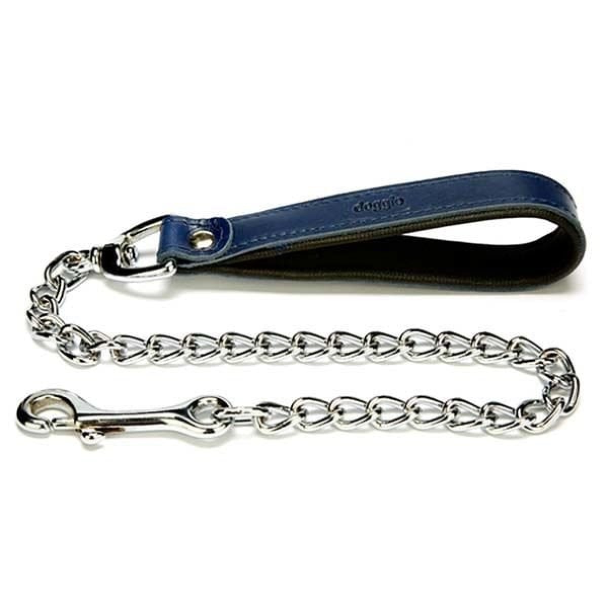 Doggie Comfort Deri Zincirli Köpek Gezdirme Tasması Medium Mavi 4.5x80 Cm Doggie Comfort Deri Zincirli Köpek Gezdirme Tasması Medium Mavi 4.5x80 Cm