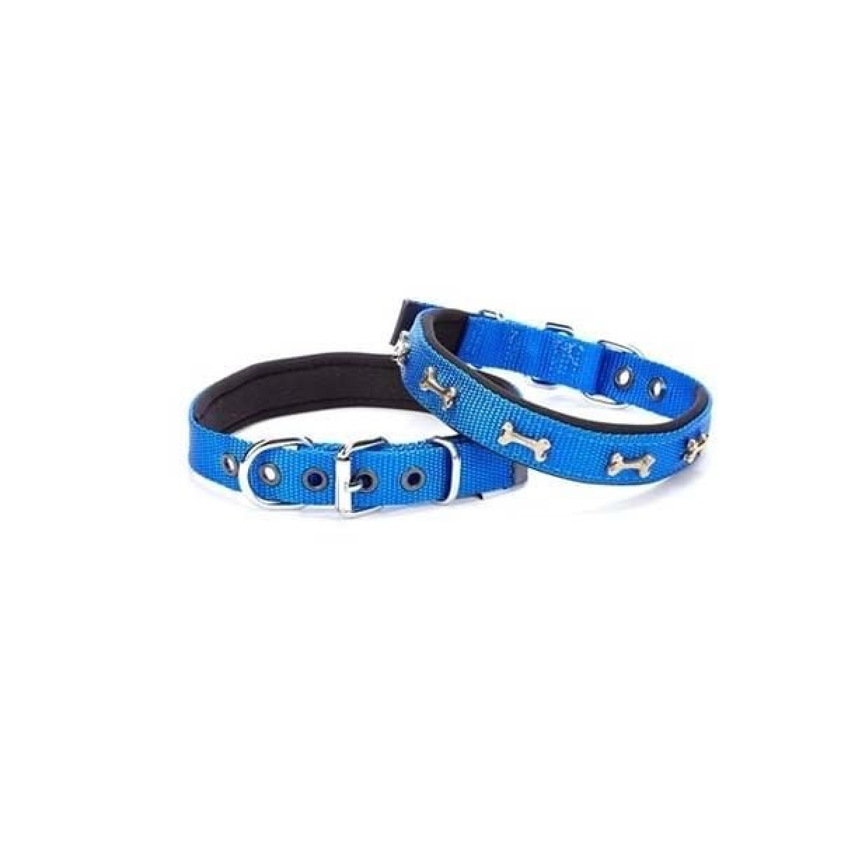 Doggie Comfort Dokuma Kemikli Köpek Boyun Tasması Small Mavi 2x30-35 Cm Doggie Comfort Dokuma Kemikli Köpek Boyun Tasması Small Mavi 2x30-35 Cm