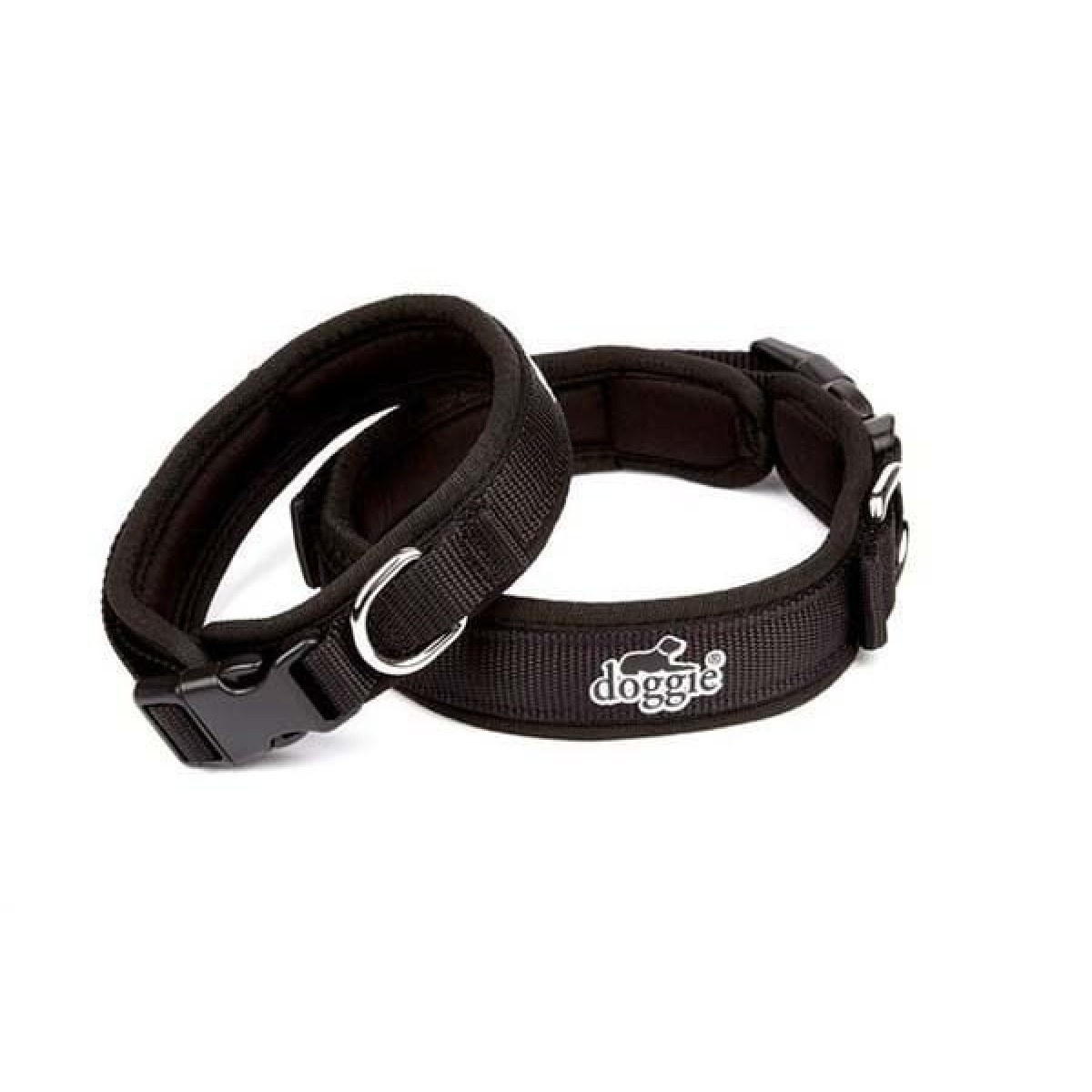 Doggie Havalı Dokuma Köpek Boyun Tasması Medium Siyah 2.5x40-50 Cm Doggie Havalı Dokuma Köpek Boyun Tasması Medium Siyah 2.5x40-50 Cm