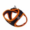 Doggie Havalı Dokuma Neon Küçük Irk Köpek Göğüs Tasması Medium Turuncu 38-44 Cm