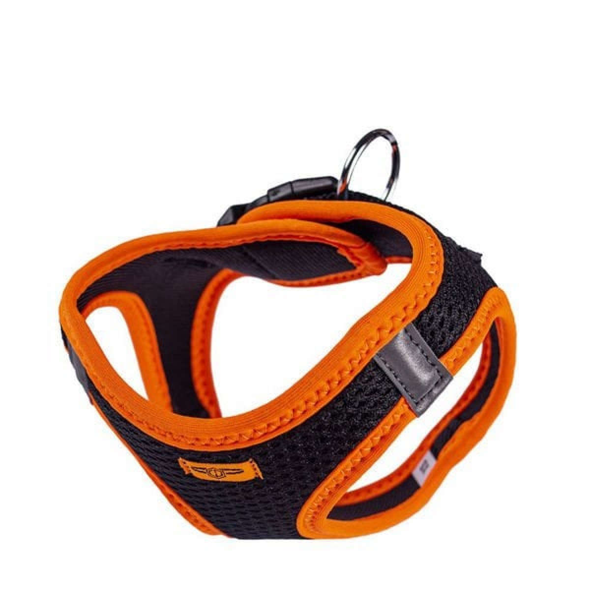 Doggie Havalı Dokuma Neon Küçük Irk Köpek Göğüs Tasması Xsmall Turuncu 30-34 Cm