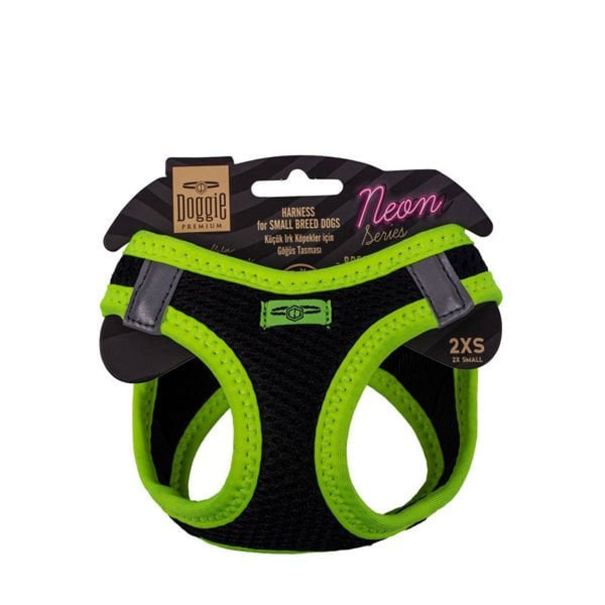 Doggie Havalı Dokuma Neon Küçük Irk Köpek Göğüs Tasması Xxsmall Sarı 26-30 Cm Doggie Havalı Dokuma Neon Küçük Irk Köpek Göğüs Tasması Xxsmall Sarı 26-30 Cm