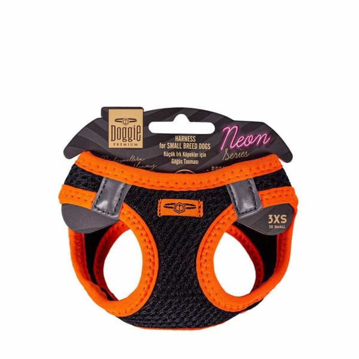 Doggie Havalı Dokuma Neon Küçük Irk Köpek Göğüs Tasması Xxxsmall Turuncu 22-26 Cm Doggie Havalı Dokuma Neon Küçük Irk Köpek Göğüs Tasması Xxxsmall Turuncu 22-26 Cm