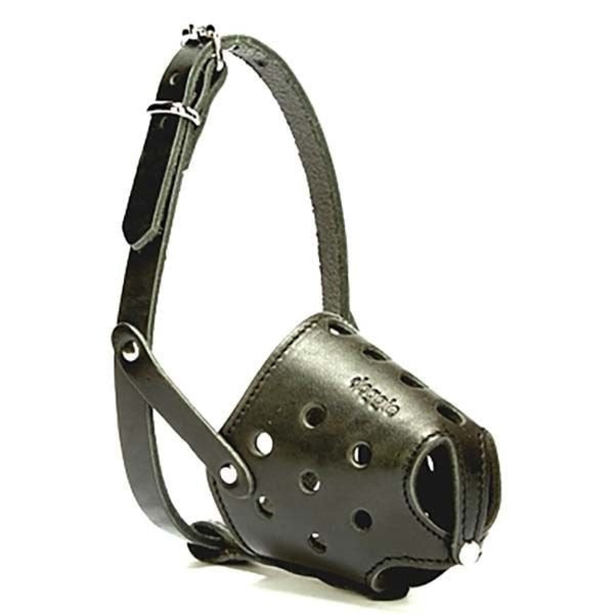 Doggie Kısa Burun Koruma Deri Köpek Ağızlığı Medium Siyah 1.5x50-55 Cm Doggie Kısa Burun Koruma Deri Köpek Ağızlığı Medium Siyah 1.5x50-55 Cm