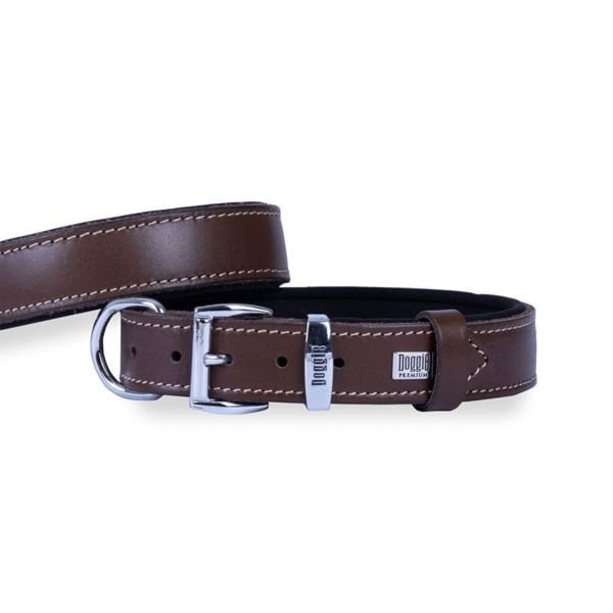 Doggie Konfor Deri Köpek Boyun Tasması Medium Kahverengi 2.5x37-45 Cm Doggie Konfor Deri Köpek Boyun Tasması Medium Kahverengi 2.5x37-45 Cm