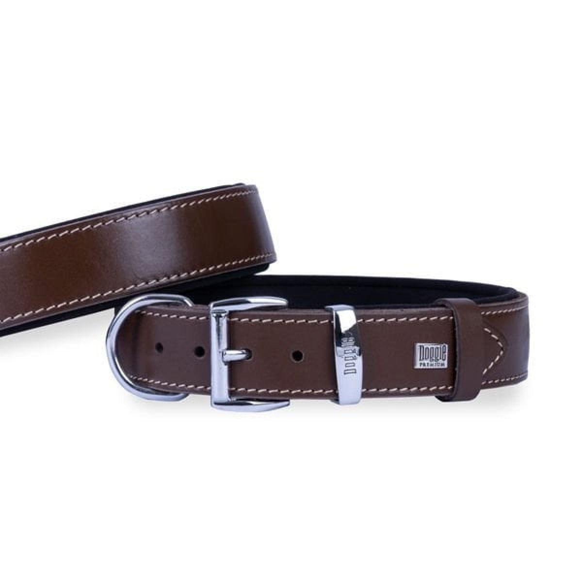 Doggie Konfor Deri Köpek Boyun Tasması Medium Kahverengi 3.5x47-55 Cm Doggie Konfor Deri Köpek Boyun Tasması Medium Kahverengi 3.5x47-55 Cm