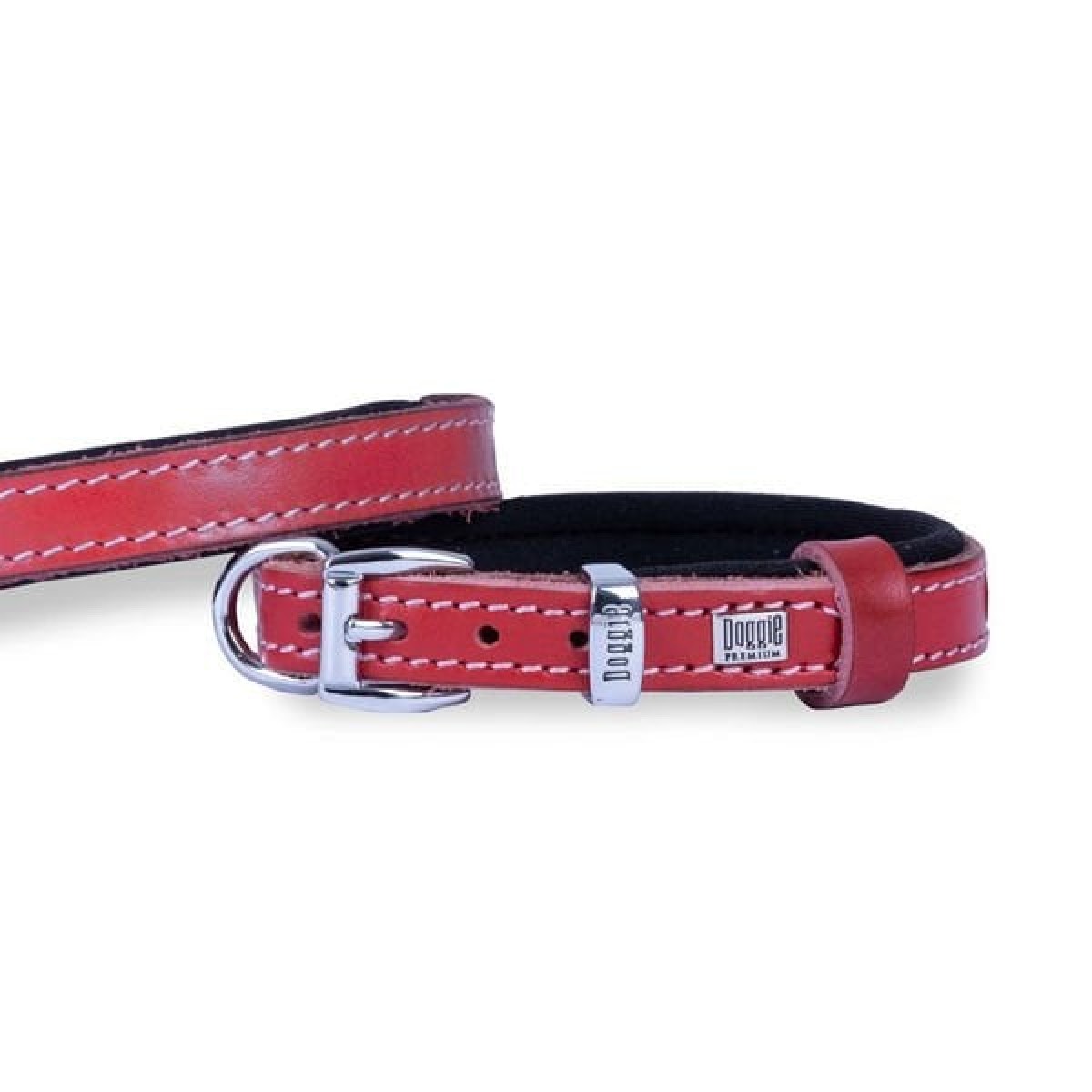 Doggie Konfor Deri Köpek Boyun Tasması Medium Kırmızı 1.5x25-30 Cm Doggie Konfor Deri Köpek Boyun Tasması Medium Kırmızı 1.5x25-30 Cm