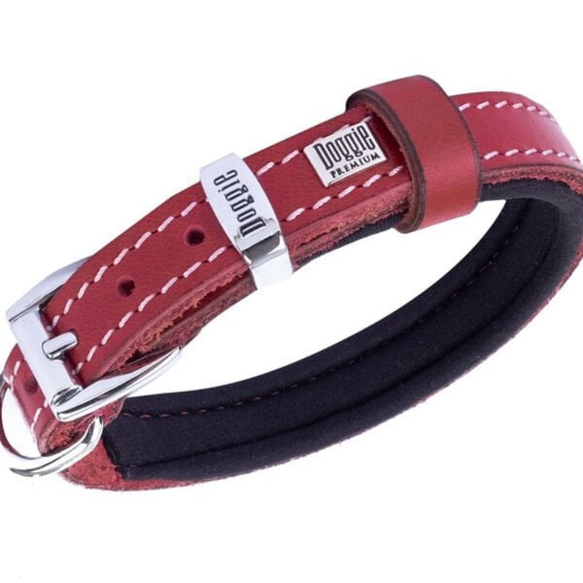 Doggie Konfor Deri Köpek Boyun Tasması Medium Kırmızı 1.5x25-30 Cm Doggie Konfor Deri Köpek Boyun Tasması Medium Kırmızı 1.5x25-30 Cm
