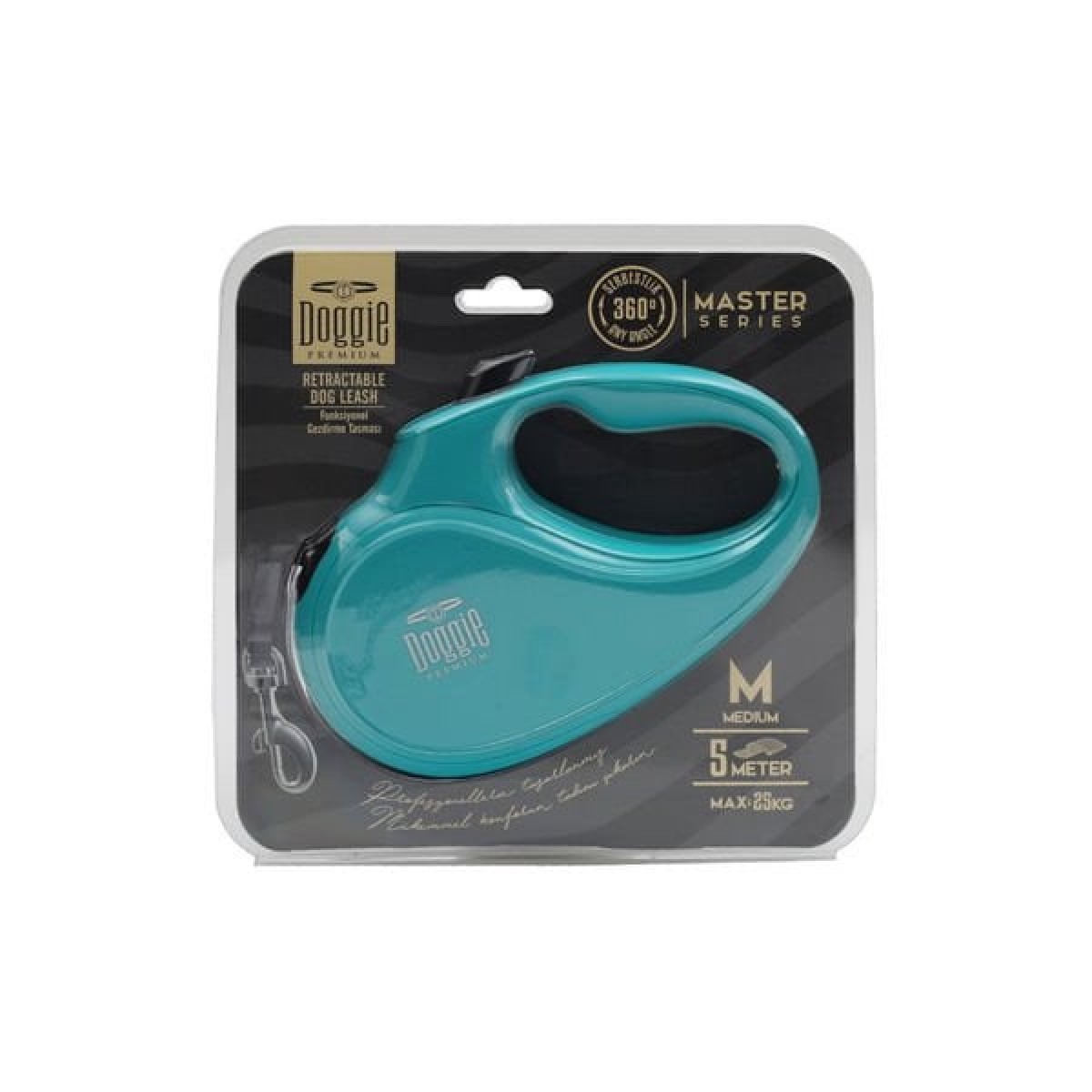 Doggie Master Otomatik Köpek Uzatma Tasması Medium Açık Mavi 25 Kg 5 Mt Doggie Master Otomatik Köpek Uzatma Tasması Medium Açık Mavi 25 Kg 5 Mt