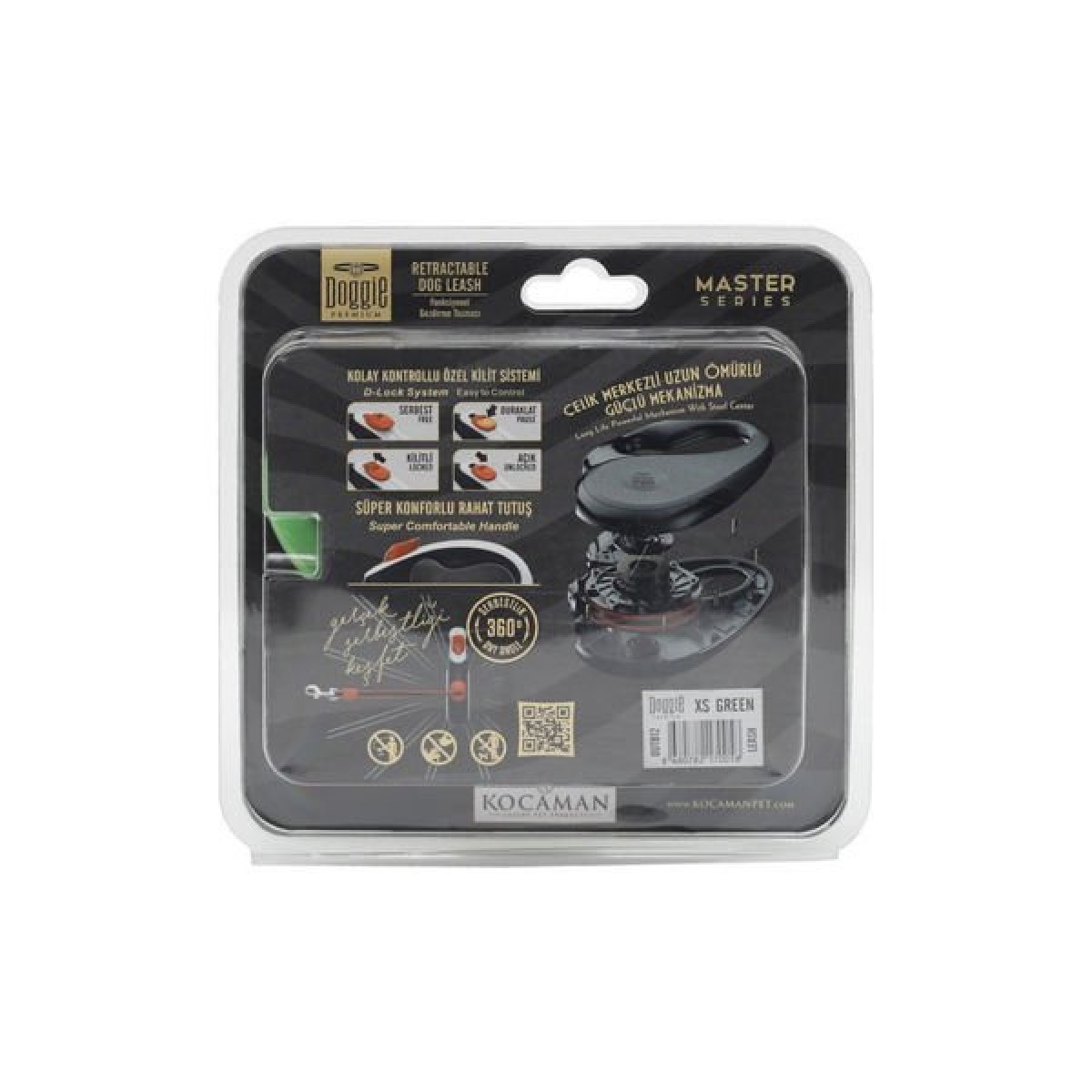 Doggie Master Otomatik Köpek Uzatma Tasması Xsmall Yeşil 12 Kg 3 Mt Doggie Master Otomatik Köpek Uzatma Tasması Xsmall Yeşil 12 Kg 3 Mt