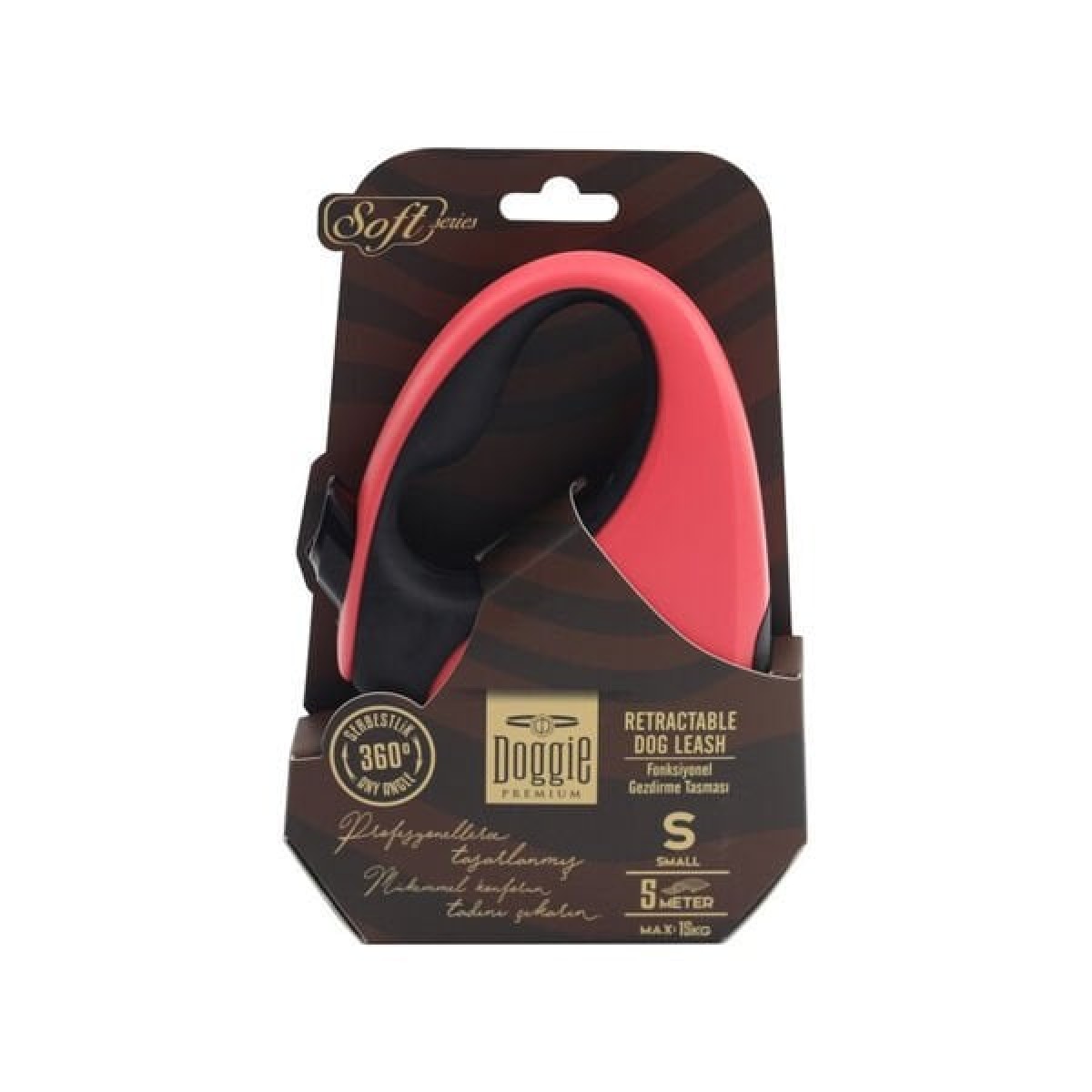 Doggie Soft Otomatik Köpek Uzatma Tasması Small Pembe 15 Kg 5 Mt Doggie Soft Otomatik Köpek Uzatma Tasması Small Pembe 15 Kg 5 Mt