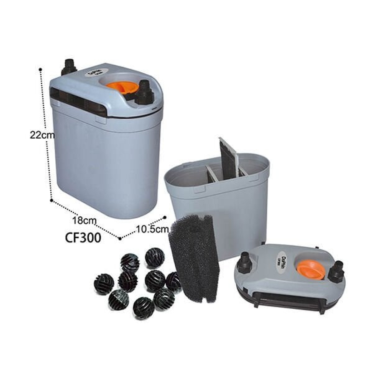 Dophin Cf-300 Mini Akvaryum Dış Filtre Dophin Cf-300 Mini Akvaryum Dış Filtre