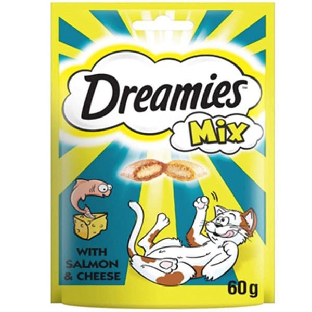 Dreamies Somon ve Peynirli Mix Kedi Ödül Maması 60 Gr Dreamies Somon ve Peynirli Mix Kedi Ödül Maması 60 Gr