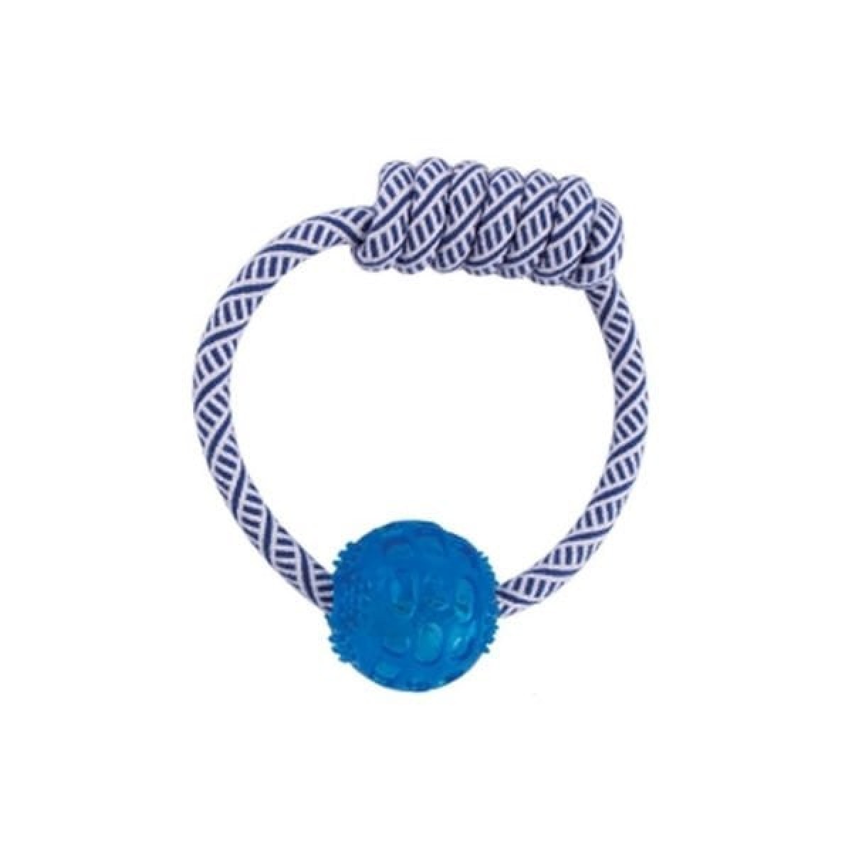 Eastland Halka Şeklinde Toplu İp Köpek Çiğneme Oyuncağı 6 Cm Beyaz/Mavi Eastland Halka Şeklinde Toplu İp Köpek Çiğneme Oyuncağı 6 Cm Beyaz/Mavi