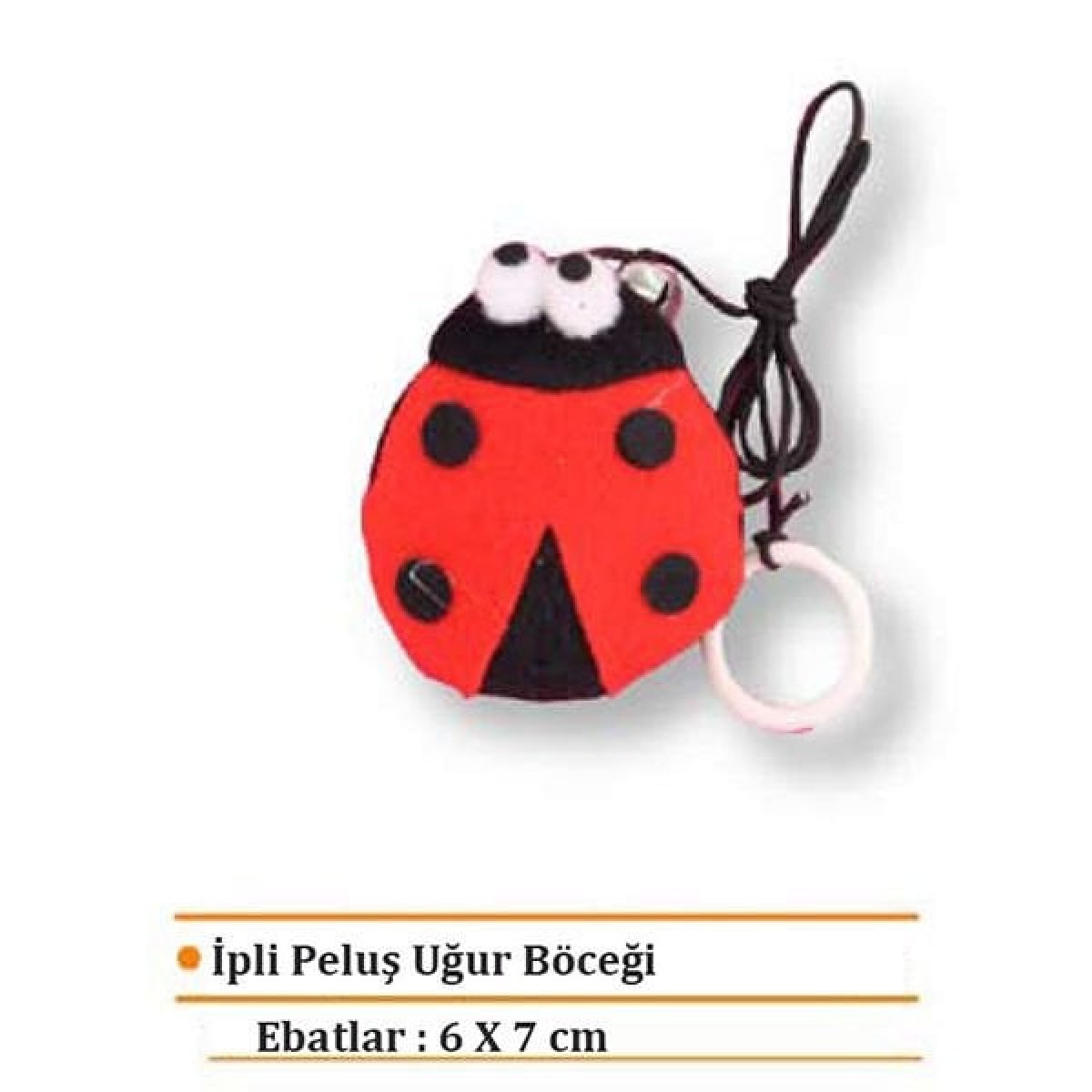 Eastland İp Peluş Uğur Böceği Kedi Oyuncağı 7 Cm Eastland İp Peluş Uğur Böceği Kedi Oyuncağı 7 Cm