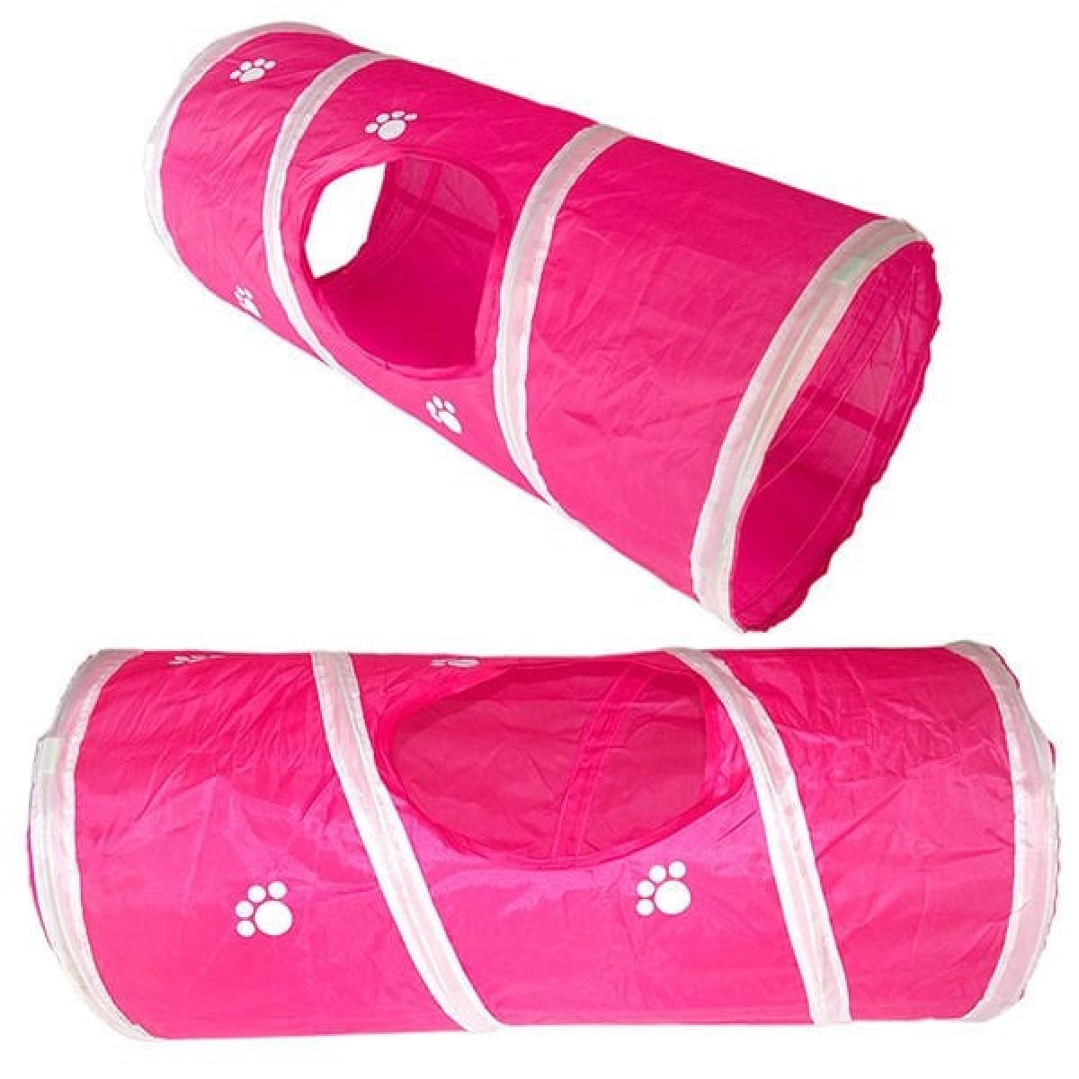 Eastland Pati Desenli Kedi Oyun Tüneli Pembe 55x25 Cm Eastland Pati Desenli Kedi Oyun Tüneli Pembe 55x25 Cm