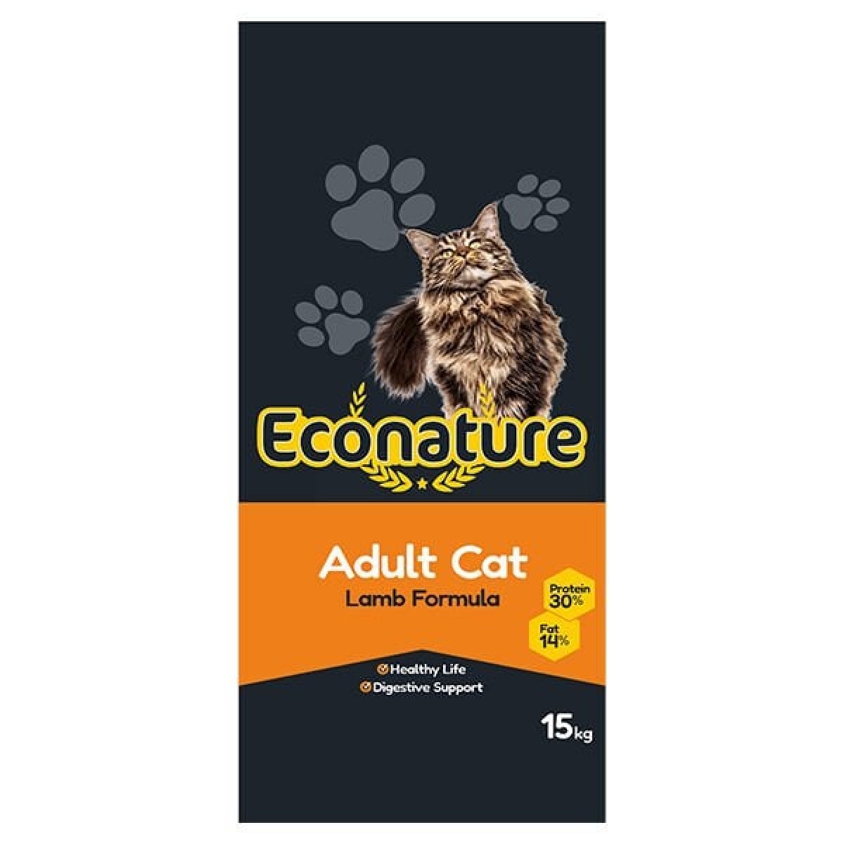 Econature Kuzu Etli Yetişkin Kedi Maması 15 Kg