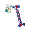 Euro Dog Dumbell Diş İpi Köpek Oyuncağı Beyaz/Kırmızı/Mavi 14 Cm Euro Dog Dumbell Diş İpi Köpek Oyuncağı Beyaz/Kırmızı/Mavi 14 Cm
