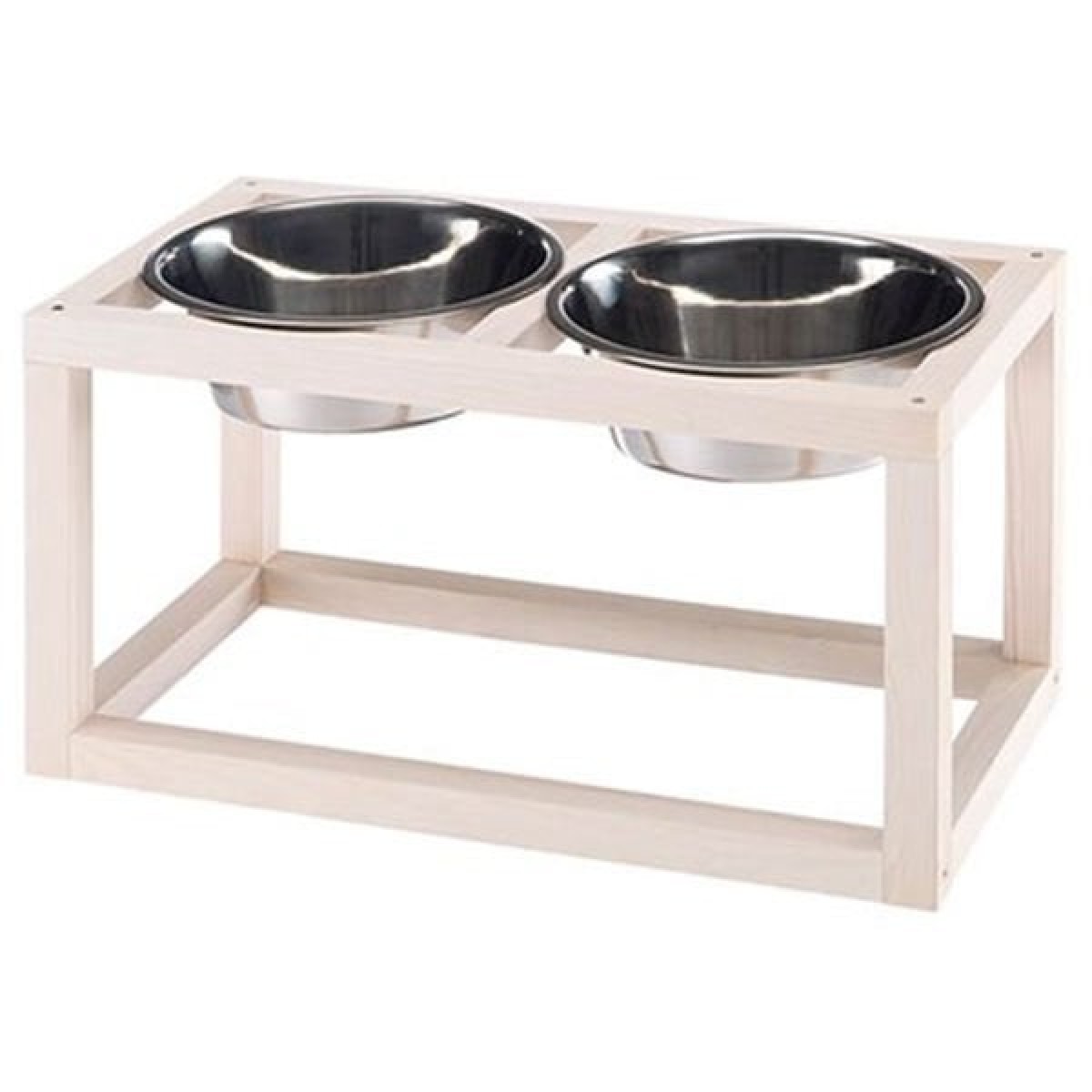 Ferplast Desco Wood 07 Standlı Mama ve Su Kabı Seti 54x28x29 Cm Ferplast Desco Wood 07 Standlı Mama ve Su Kabı Seti 54x28x29 Cm