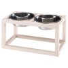 Ferplast Desco Wood 07 Standlı Mama ve Su Kabı Seti 54x28x29 Cm Ferplast Desco Wood 07 Standlı Mama ve Su Kabı Seti 54x28x29 Cm