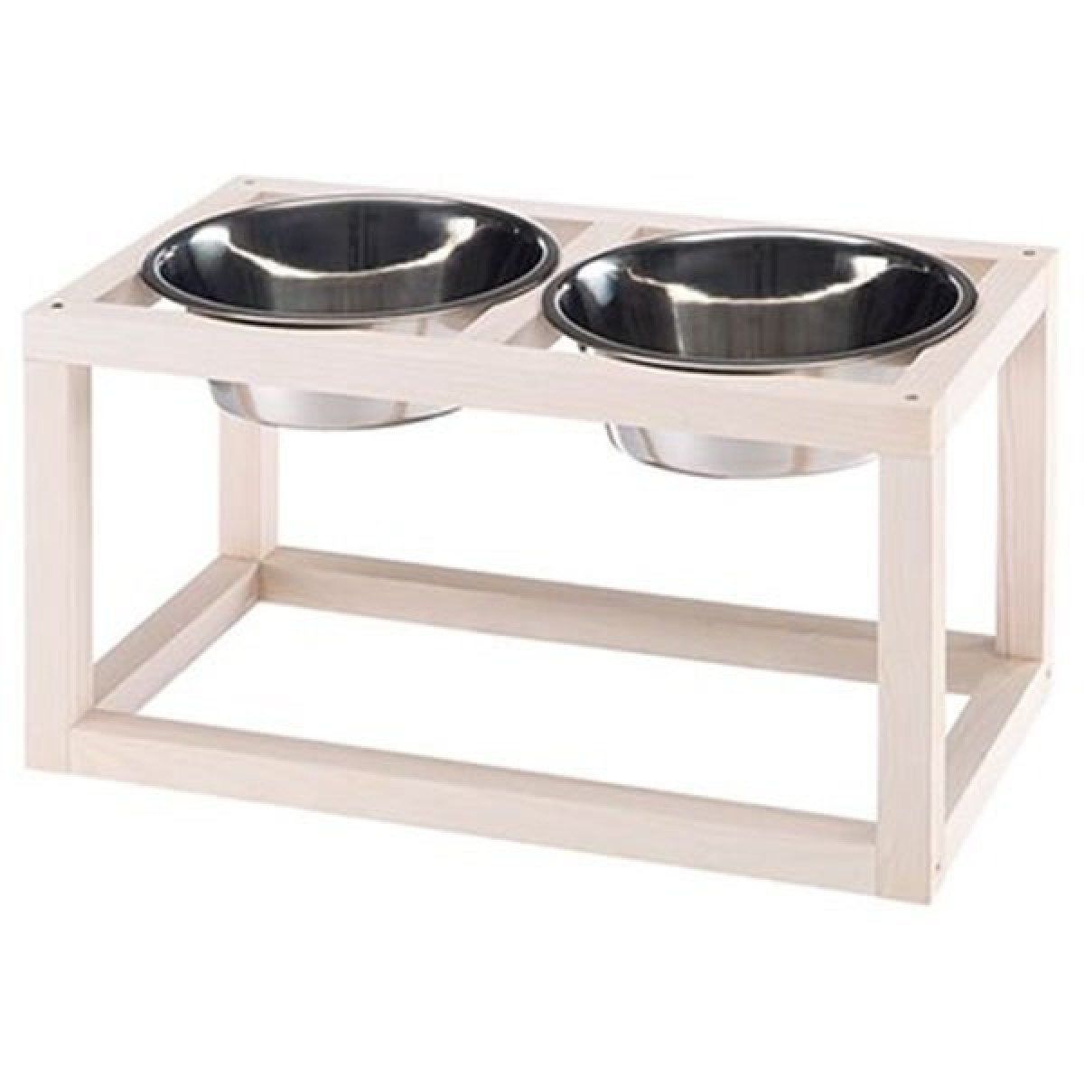 Ferplast Desco Wood 07 Standlı Mama ve Su Kabı Seti 54x28x29 Cm Ferplast Desco Wood 07 Standlı Mama ve Su Kabı Seti 54x28x29 Cm