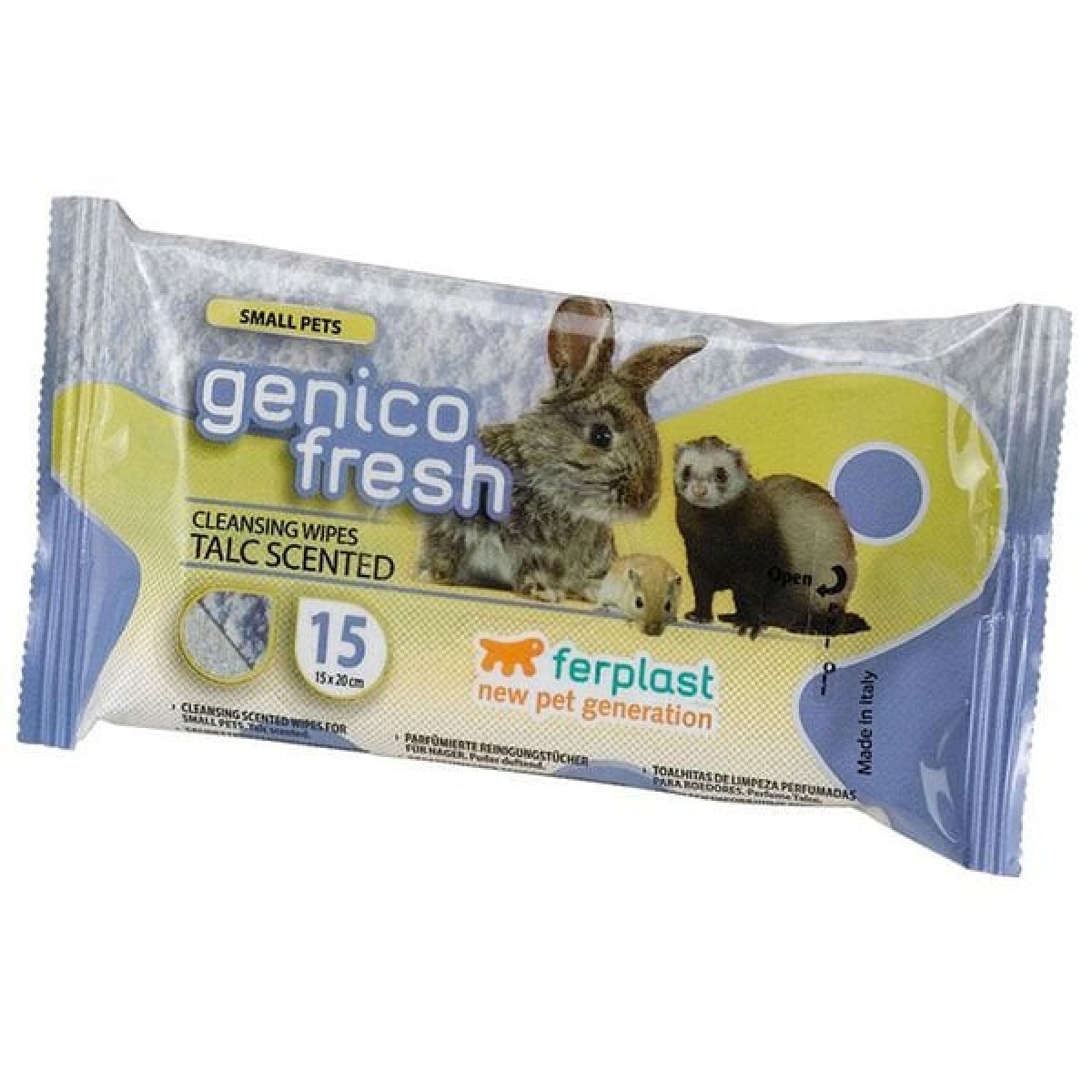 Ferplast Genico Fresh Kemirgen Temizlik Mendili 15 Adet 13x20 Cm Ferplast Genico Fresh Kemirgen Temizlik Mendili 15 Adet 13x20 Cm