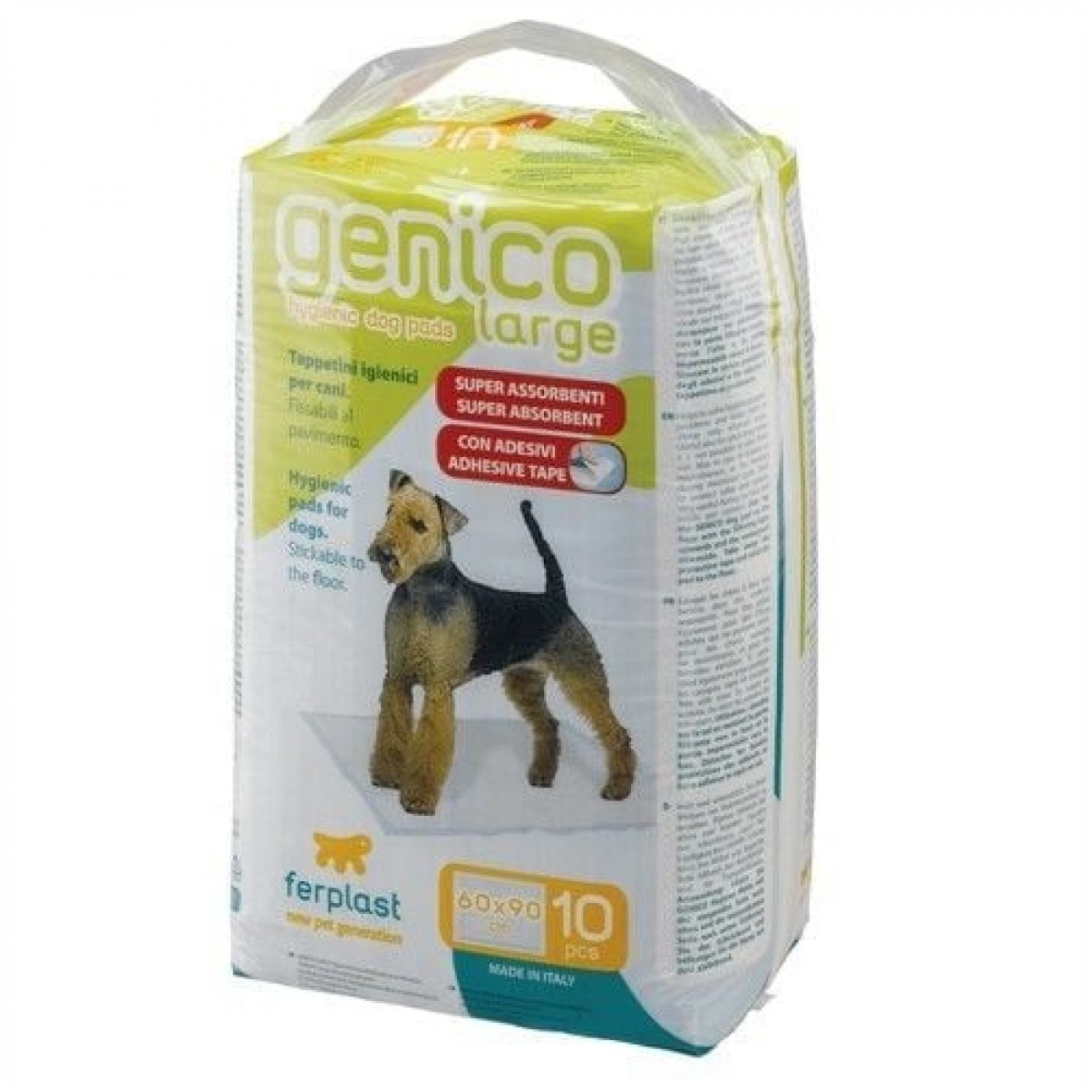 Ferplast Genico Köpek Tuvalet Eğitim Pedi Large 10 Adet 60x90 Cm Ferplast Genico Köpek Tuvalet Eğitim Pedi Large 10 Adet 60x90 Cm