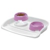 Ferplast Lindo Maxi Plastik Köpek Mama ve Su Kabı 2 Adet 53x39x8 Cm Ferplast Lindo Maxi Plastik Köpek Mama ve Su Kabı 2 Adet 53x39x8 Cm