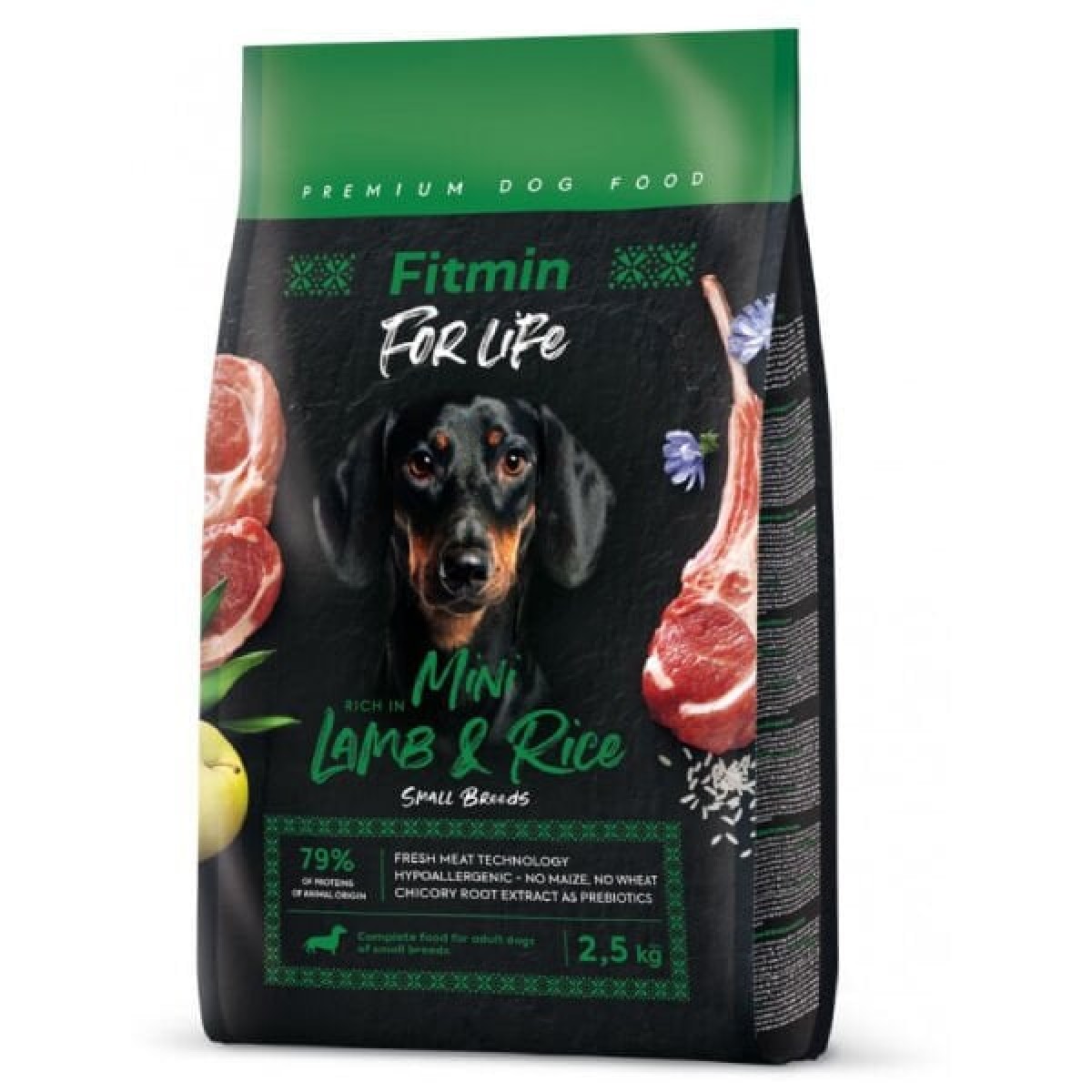 Fitmin For Life Mini Irk Kuzu Etli ve Pirinçli Yetişkin Köpek Maması 2.5 Kg Fitmin For Life Mini Irk Kuzu Etli ve Pirinçli Yetişkin Köpek Maması 2.5 Kg