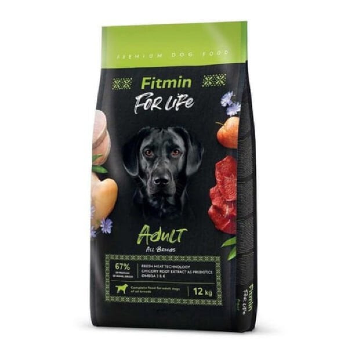 Fitmin For Life Tüm Irklar için Kümes Hayvanlı Yetişkin Köpek Maması 12 Kg