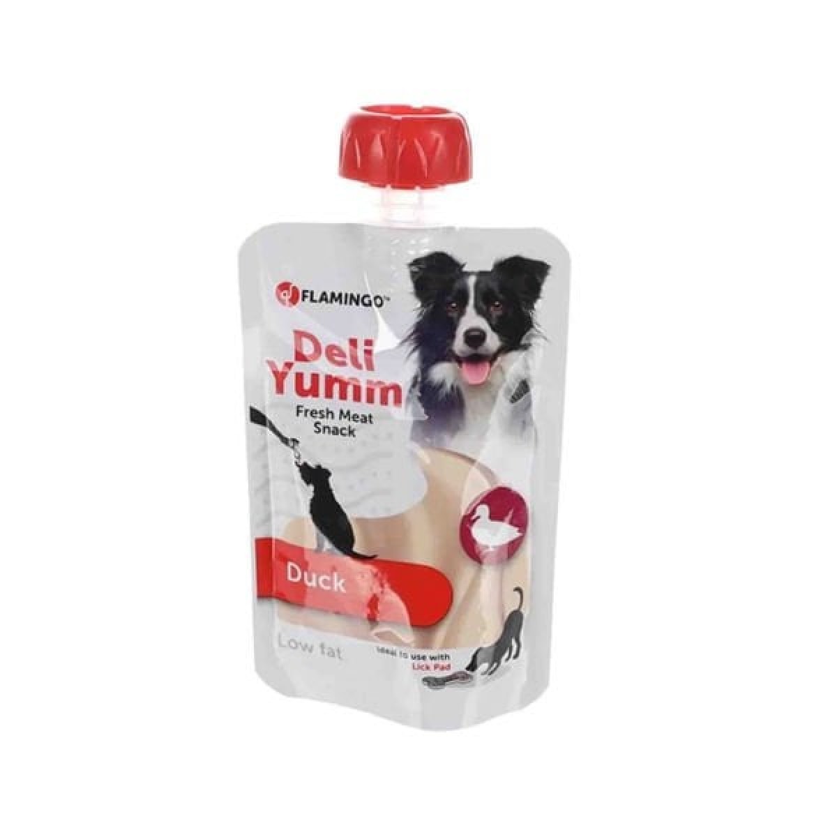 Flamingo Deli Yumm Taze Ördek Etli Sıvı Köpek Ödül Maması 90 Gr Flamingo Deli Yumm Taze Ördek Etli Sıvı Köpek Ödül Maması 90 Gr